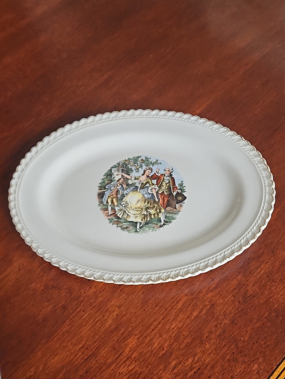 VTG Porcelain Platter-The Harper Pottery Co.